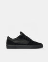 Lakai Cambridge Skate Shoes - Black/Black Suede