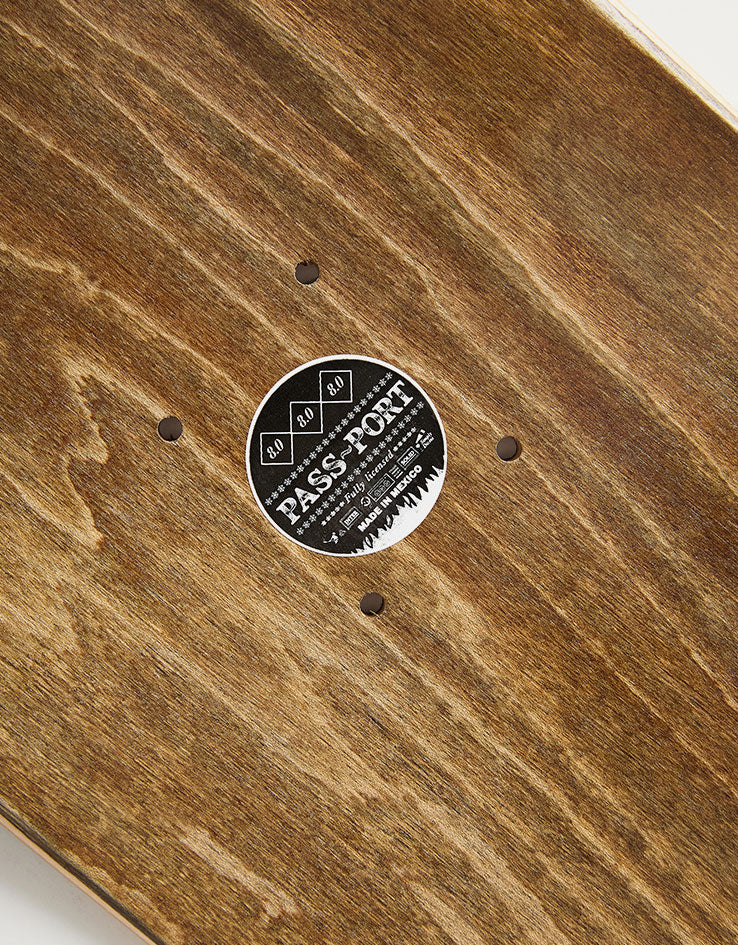 Pass Port Grapes 'Gated Series' Skateboard Deck - 8"