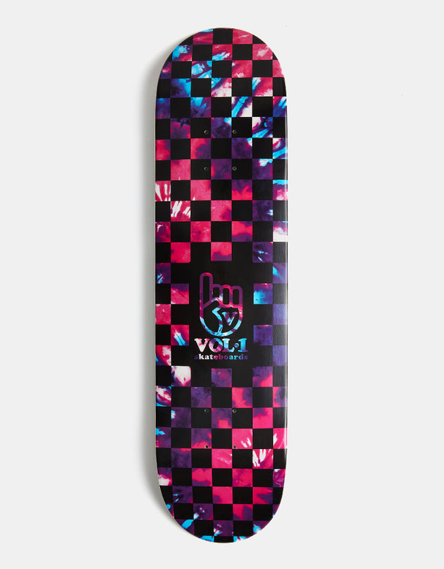 Vol.1 Dye Checker Skateboard Deck - 7.75"
