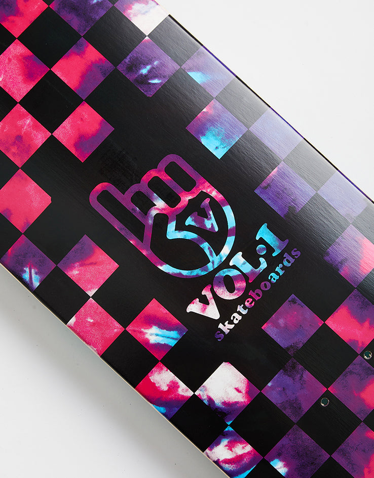 Vol.1 Dye Checker Skateboard Deck - 7.75"