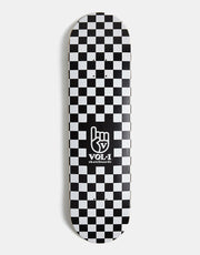 Vol.1 Checker Skateboard Deck - Black/White