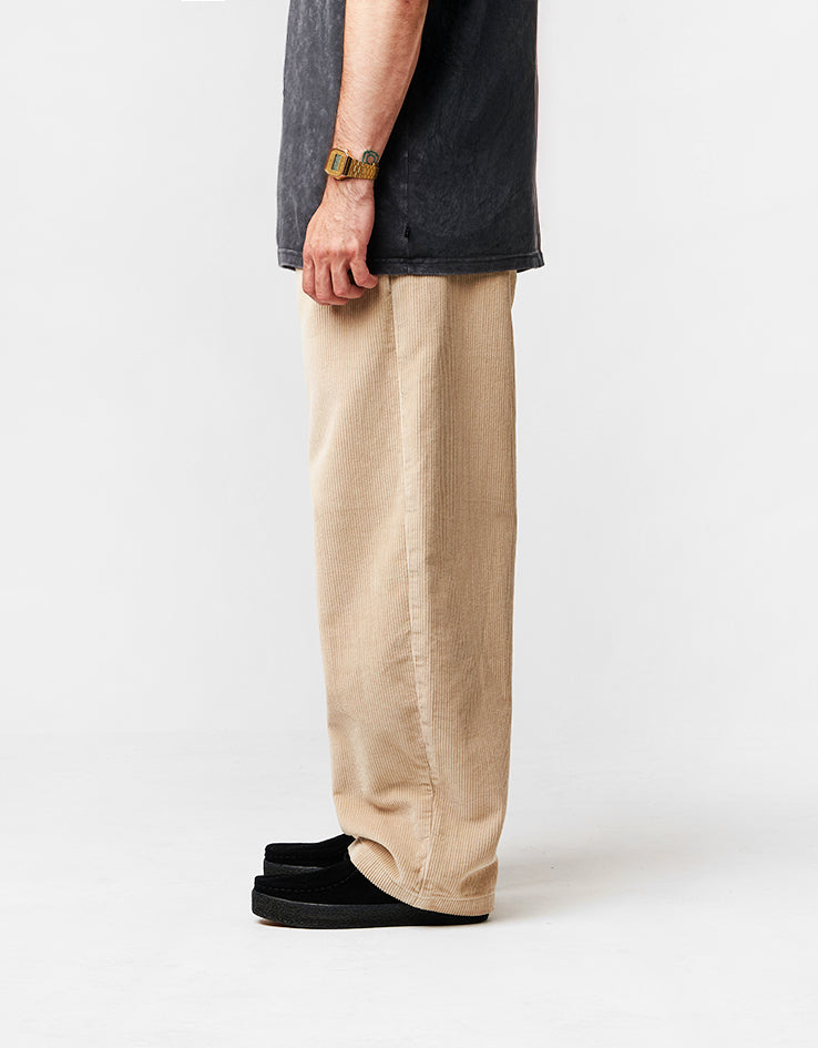 Route One Super Baggy Big Wale Cords - Stone