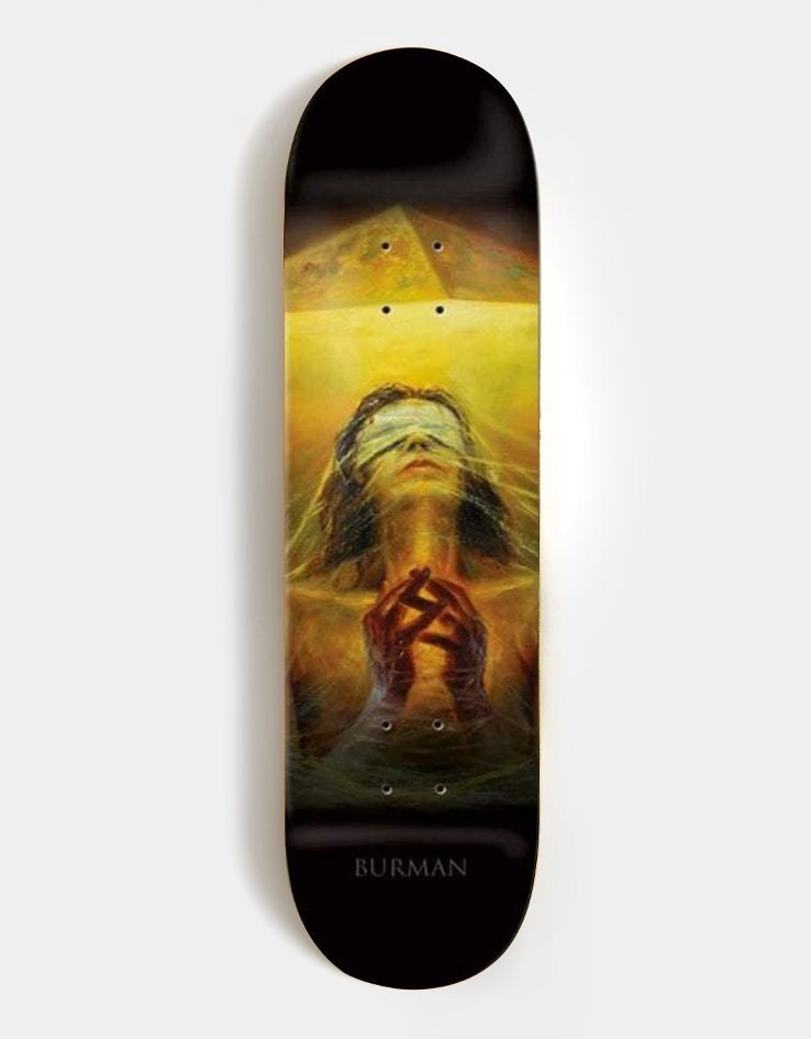 Zero x Mariusz Lewandowski Burman Light and Dark Skateboard Deck - 8.25"