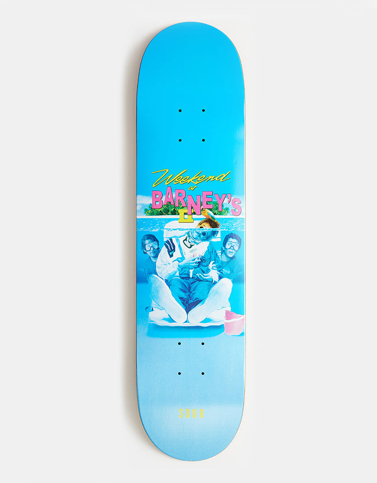 Sour Page Weekend at Barney's Skateboard Deck