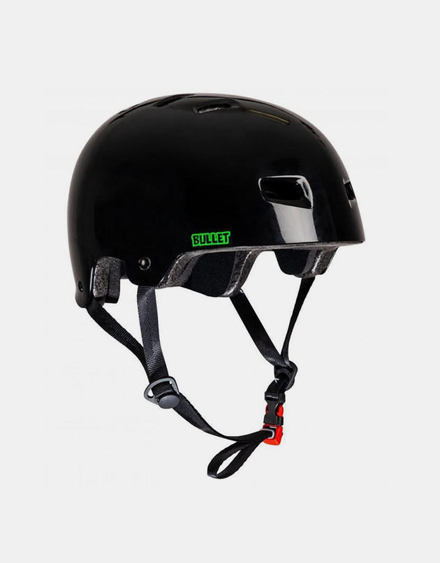 Bullet x Slime Balls Logo Junior Helmet - Gloss Black