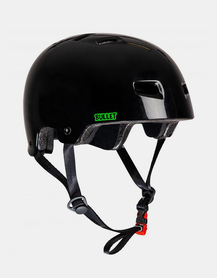Bullet x Slime Balls Logo Helmet - Gloss Black