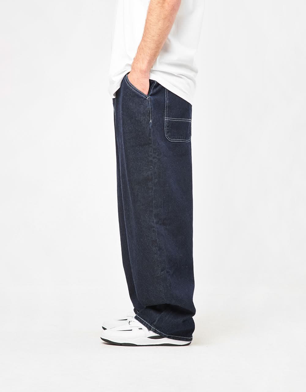 Route One Super Baggy XL Denim Jeans- Indigo