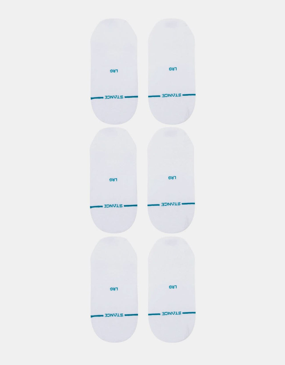 Stance Basic 3 Pack No Show Socks - White