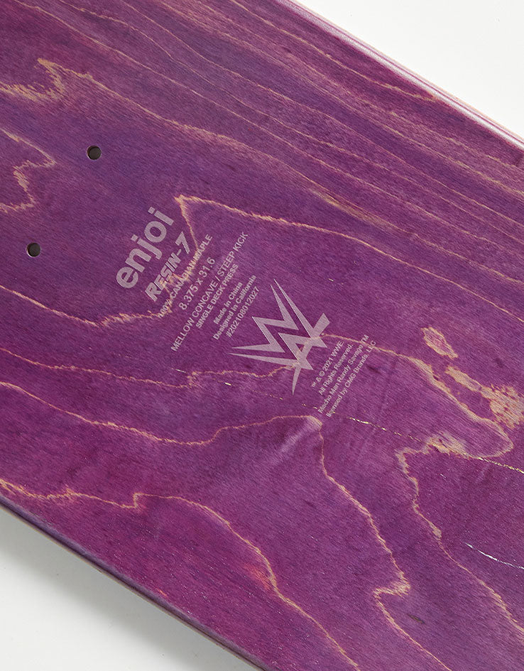 Enjoi x WWE Deedz Body Slam R7 Skateboard Deck - 8.375"