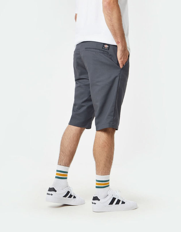 Dickies Slim Flex Work Shorts - Charcoal Grey