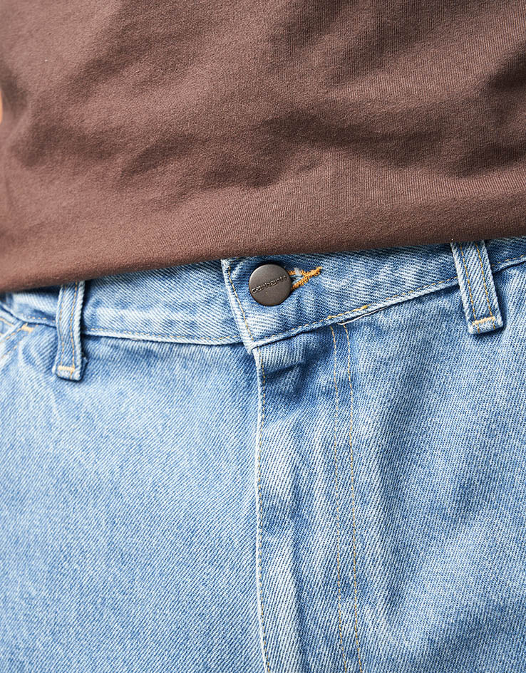 Carhartt WIP Double Knee Pant - Blue (Stone Bleached)