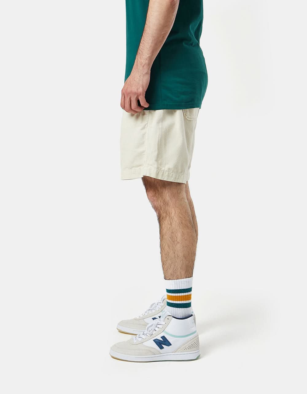 Route One Cord Volley Shorts - Natural