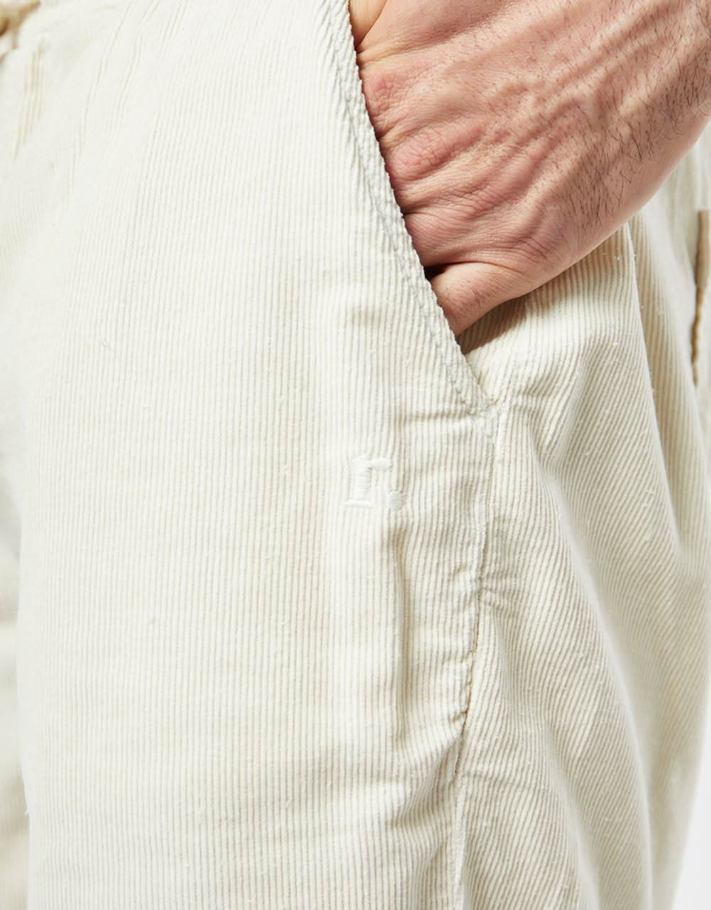 Route One Cord Volley Shorts - Natural