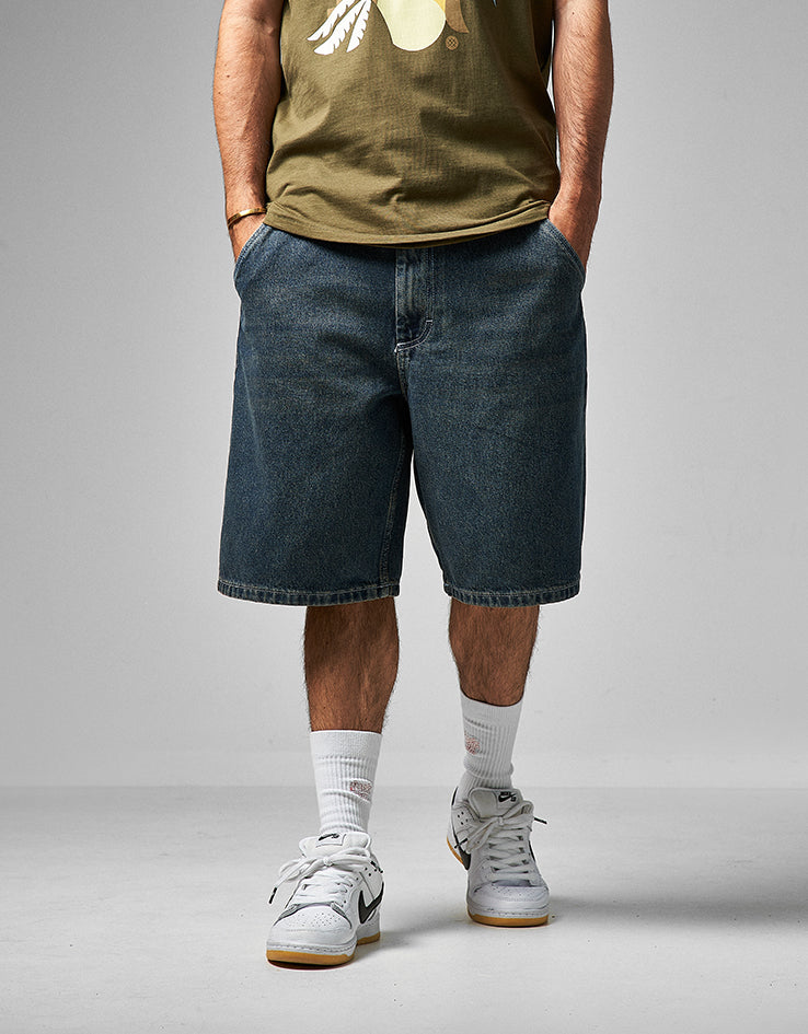 Route One Super Baggy Jorts - Light Wash