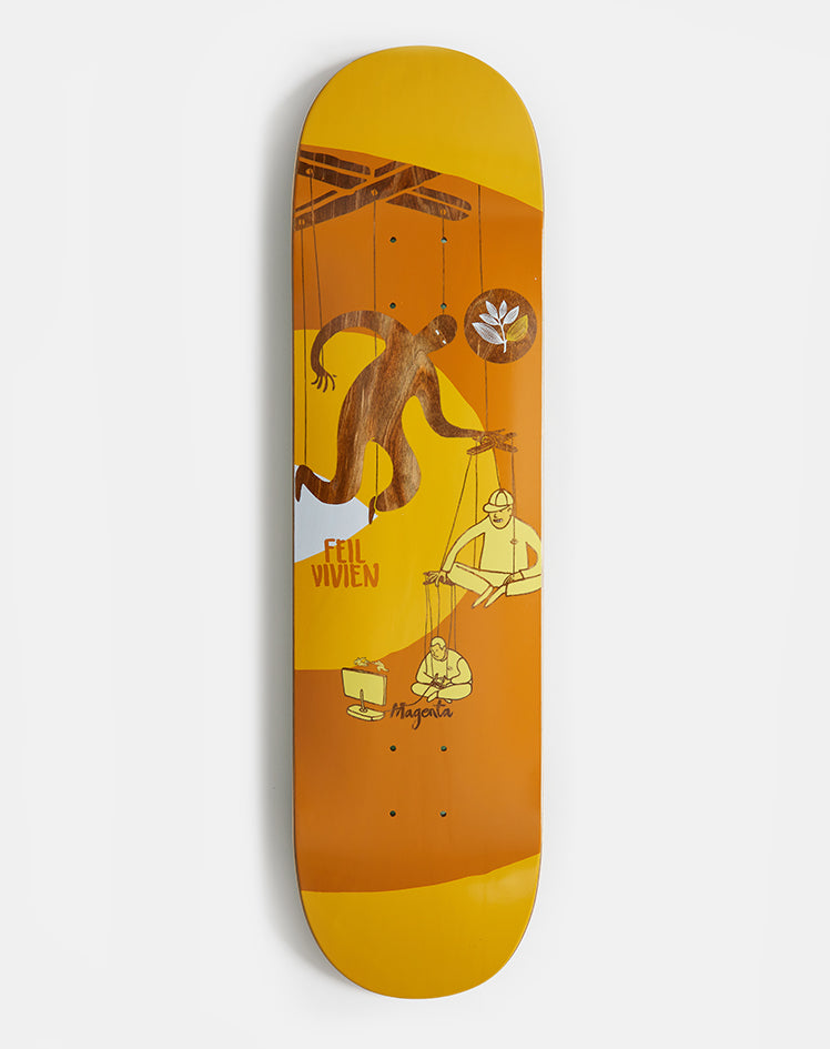 Magenta Feil Extravision Skateboard Deck