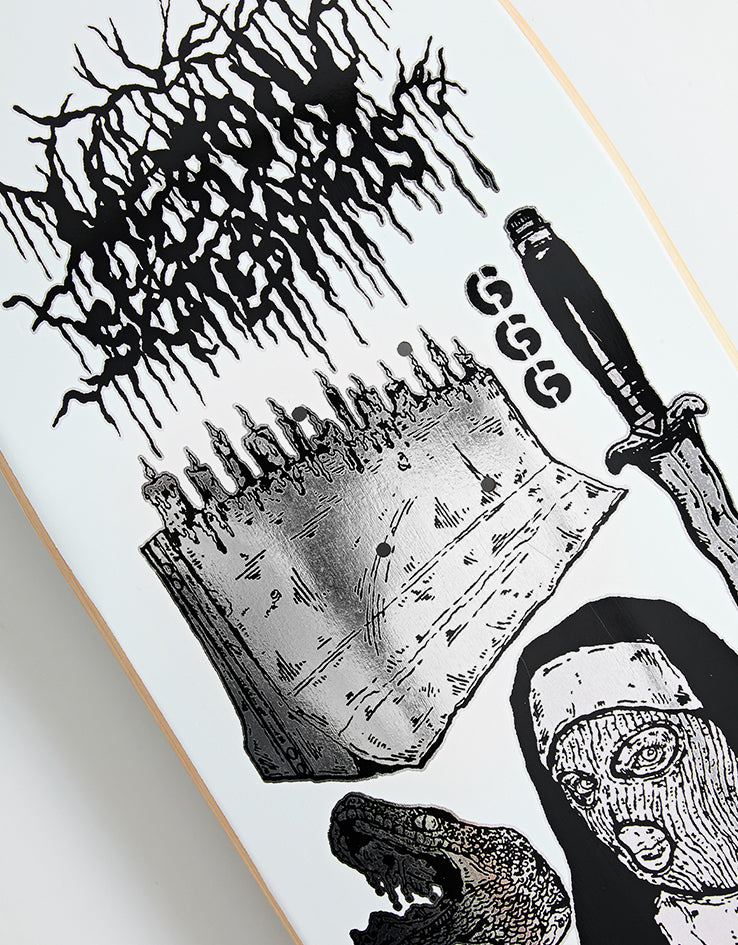 Heroin Deer Man of Dark Woods Life Skateboard Deck - 9.25"