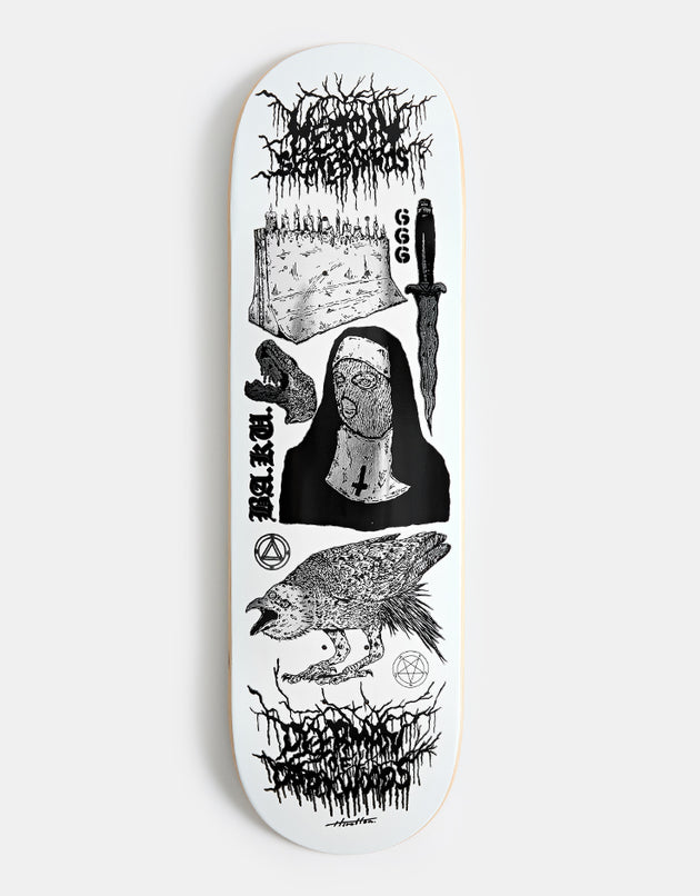 Heroin Deer Man of Dark Woods Life Skateboard Deck - 9.25"
