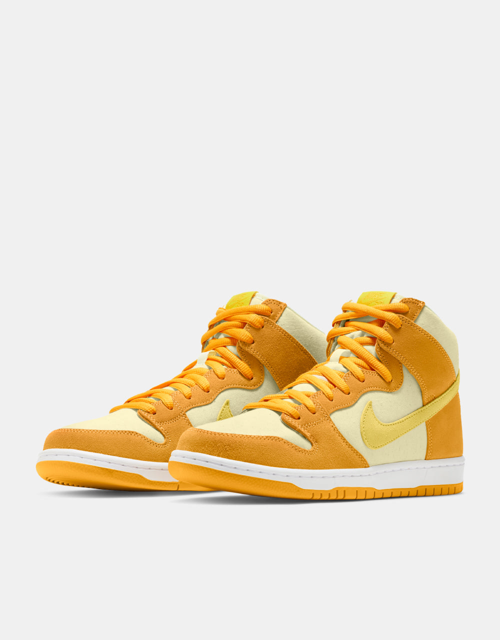 Nike SB Dunk High Pro Skate Shoes - University Gold/Vivid Sulfur-Citron