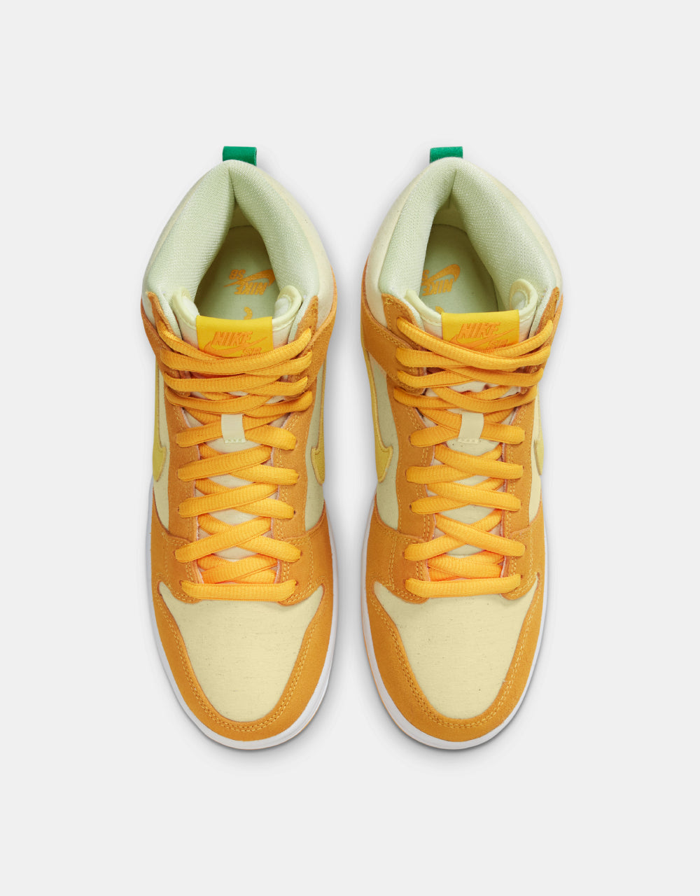 Nike SB Dunk High Pro Skate Shoes - University Gold/Vivid Sulfur-Citron