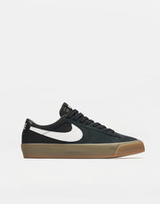 Nike SB Zoom Blazer Low Pro GT Skate Shoes - Black/White-Black-White