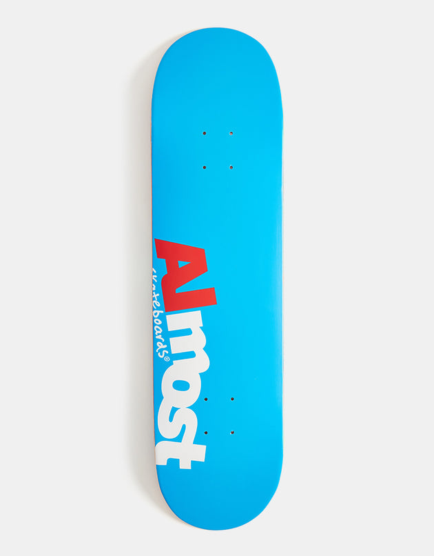 Almost Most Blue Skateboard Deck - 8.25"