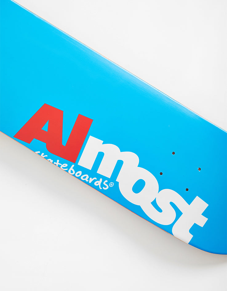 Almost Most Blue Skateboard Deck - 8.25"
