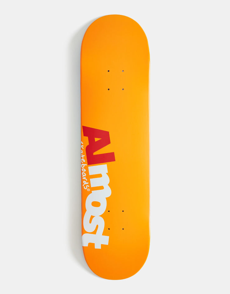 Almost Most Orange Skateboard Deck - 8"