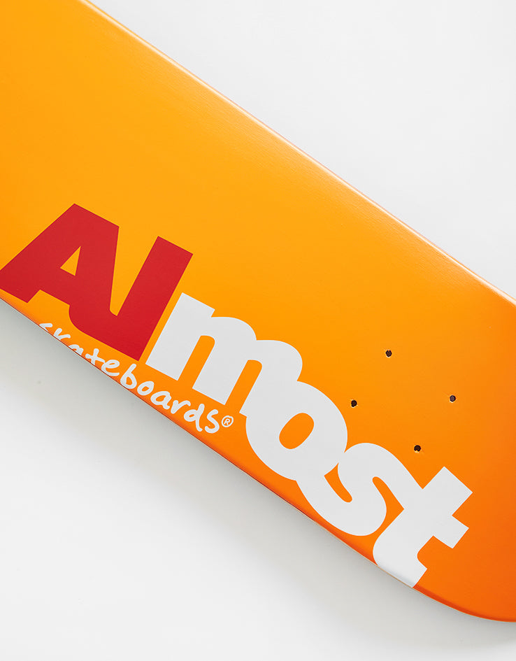 Almost Most Orange Skateboard Deck - 8"