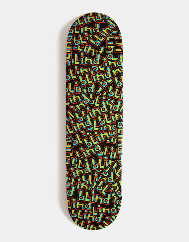 Blind OG Wallpaper Black RHM Skateboard Deck - 8"