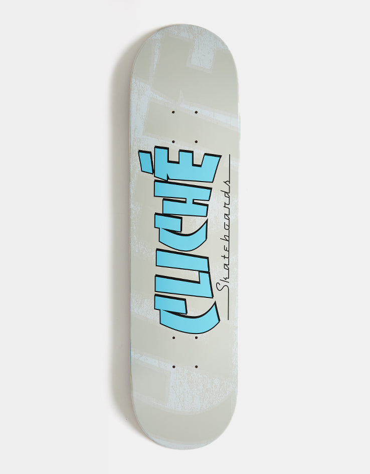 Cliché Banco Blue RHM Skateboard Deck - 8"
