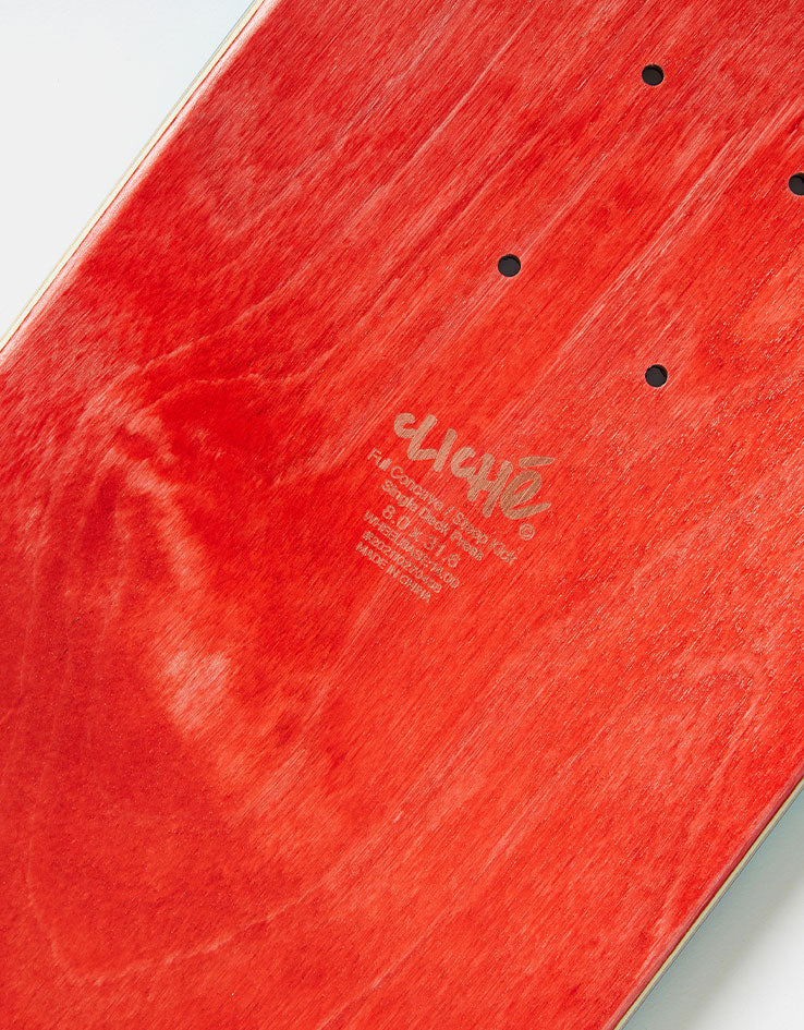 Cliché Handwritten RHM Skateboard Deck - Mint