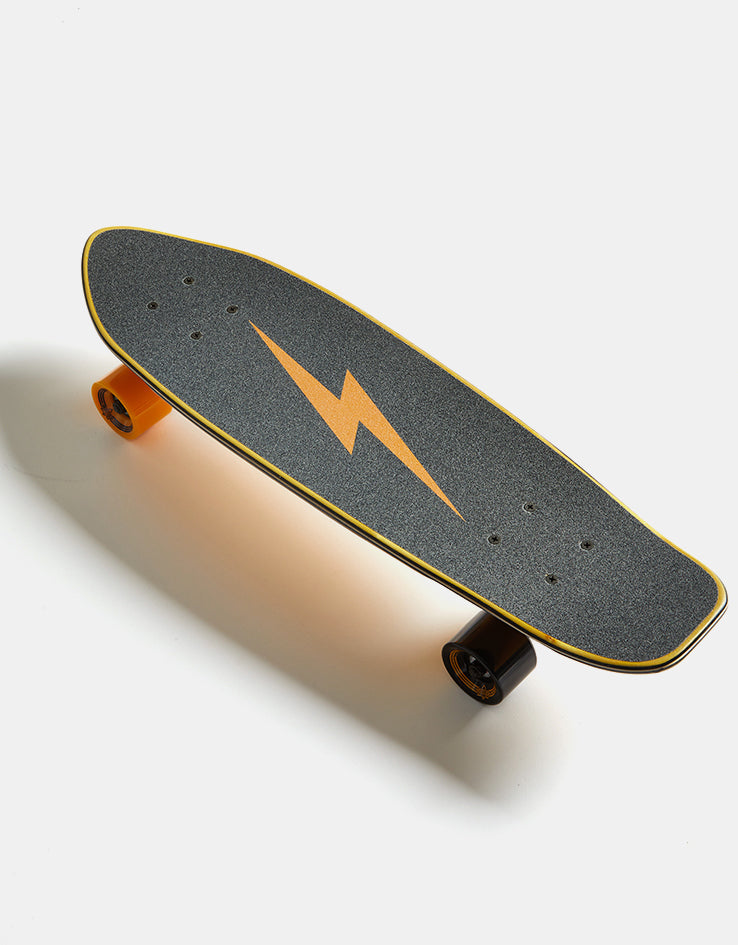 Dusters Bird Bolt Yellow Cruiser Skateboard - 7" x 25"