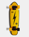Dusters Bird Bolt Yellow Cruiser Skateboard - 7" x 25"