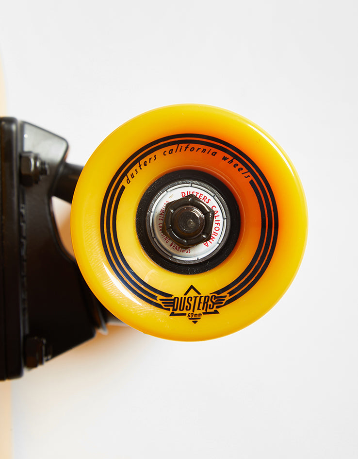 Dusters Bird Bolt Yellow Cruiser Skateboard - 7" x 25"