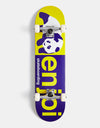 Enjoi Half and Half Purple Complete Skateboard - 8"