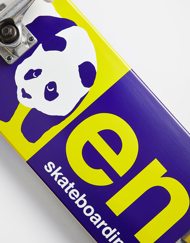 Enjoi Half and Half Purple Complete Skateboard - 8"