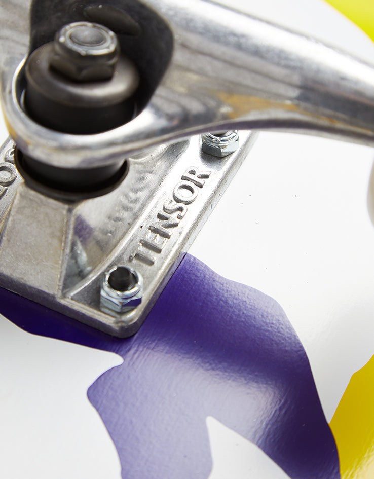 Enjoi Half and Half Purple Complete Skateboard - 8"