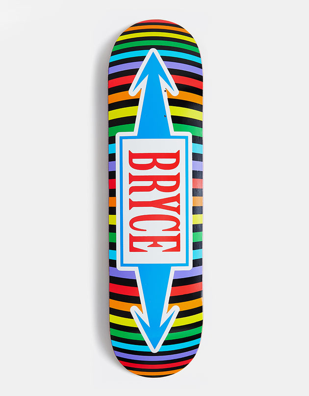 Stereo Bryce Arrows Stripes Skateboard Deck - 8.25"