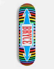 Stereo Bryce Arrows Stripes Skateboard Deck - 8.25"