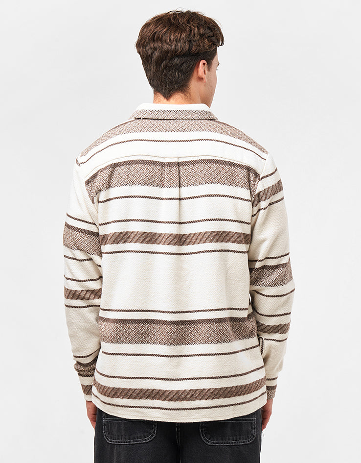 Route One Navajo Heavyweight Flannel Shirt - Natural