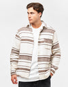 Route One Navajo Heavyweight Flannel Shirt - Natural