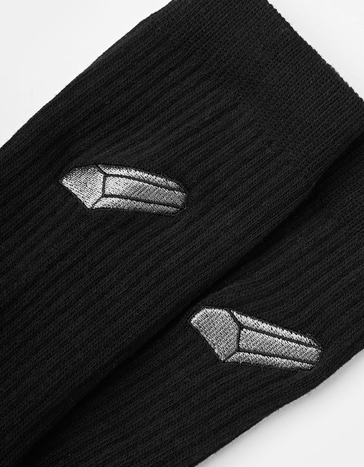 Route One Curb Crew Socks - Black