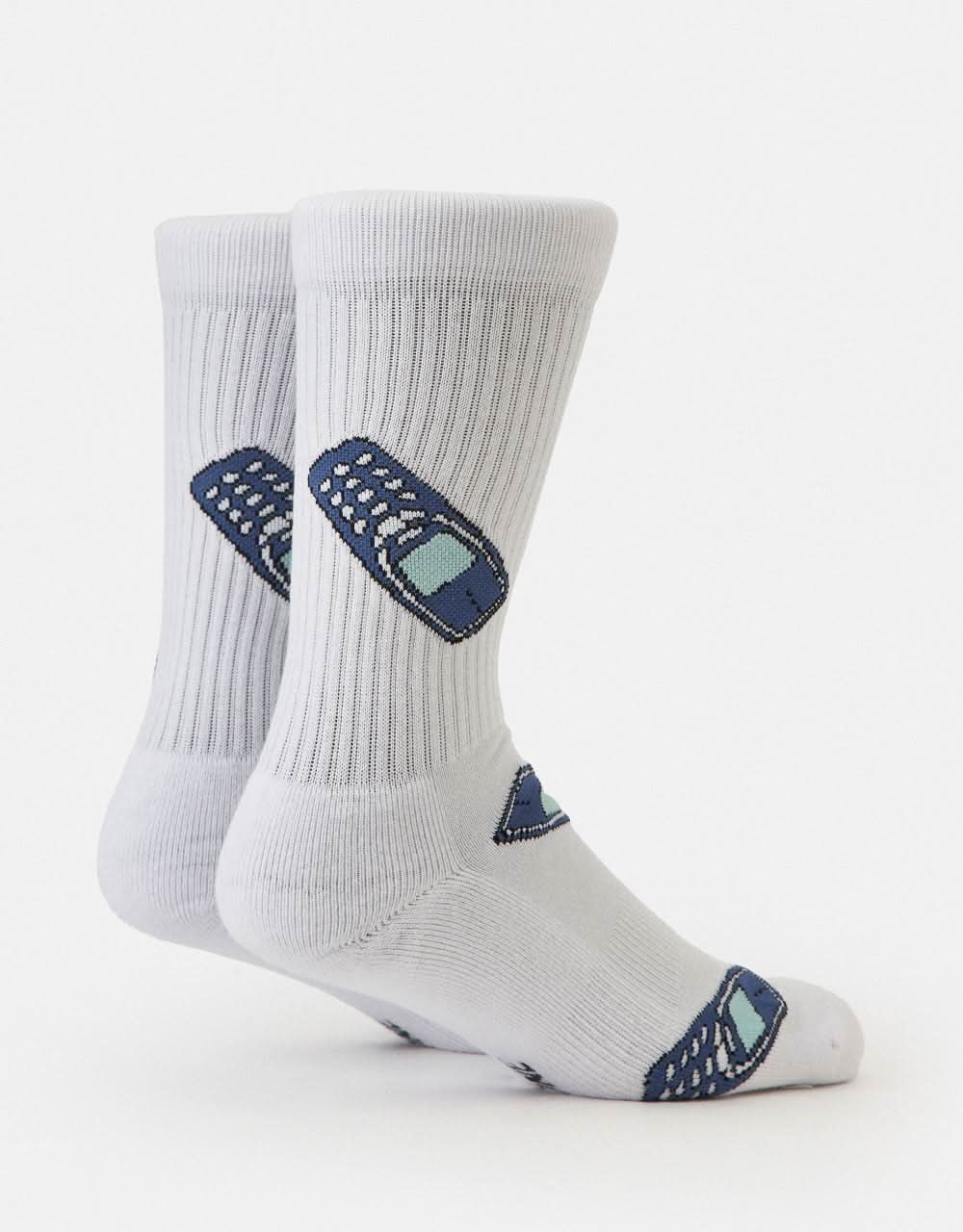 Route One 3310 Crew Socks - White