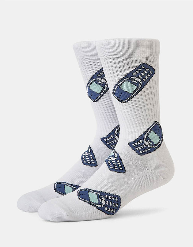 Route One 3310 Crew Socks - White