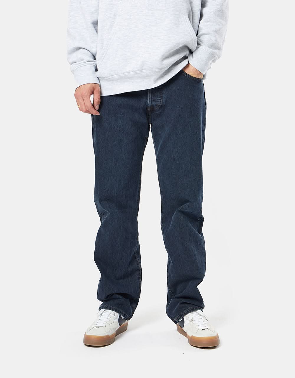 Levis Skateboarding 501 Denim Jeans - Skate Blue Worn In