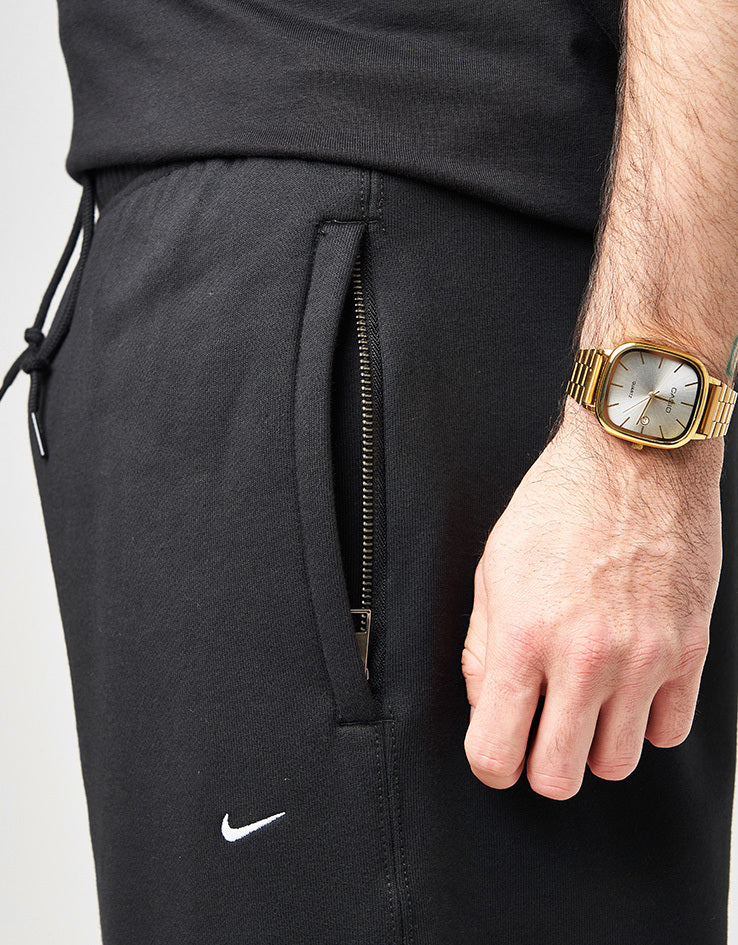 Nike Solo Swoosh Sweatpants - Black/White