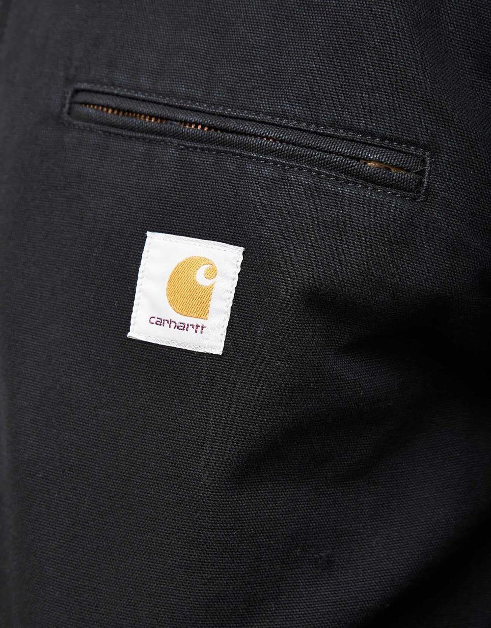 Carhartt WIP OG Detroit Jacket - Black/Black (Aged Canvas)