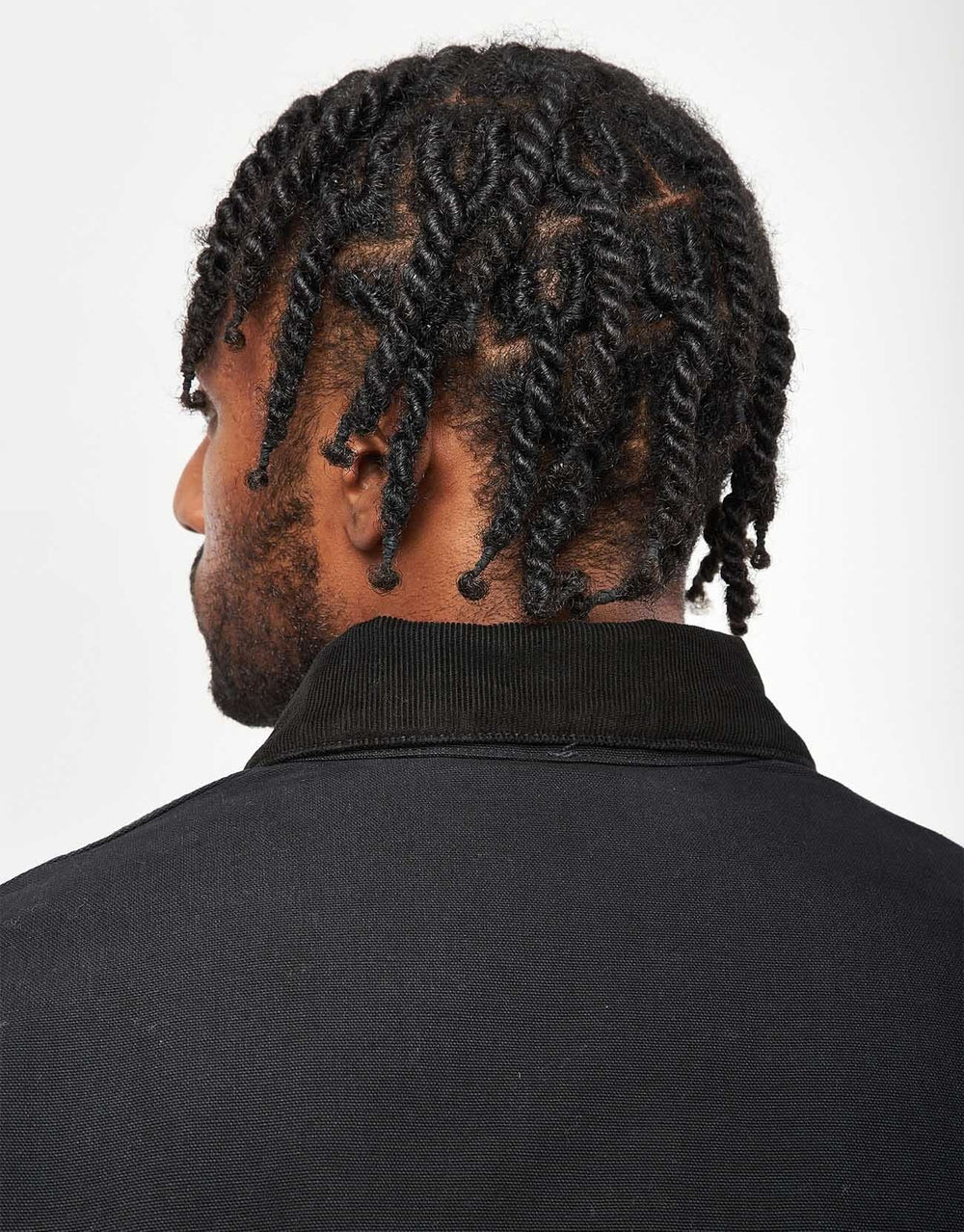 Carhartt WIP OG Detroit Jacket - Black/Black (Aged Canvas)