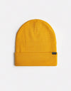 Route One Recycled NY Cuff Beanie - Mustard