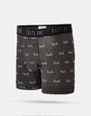 Route One Classic Boxer Shorts - F-It (Black)